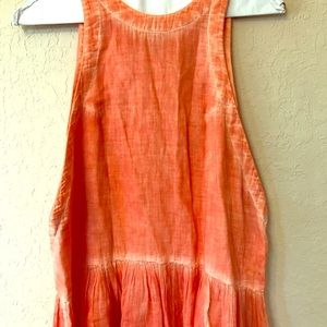 free people tie die top new